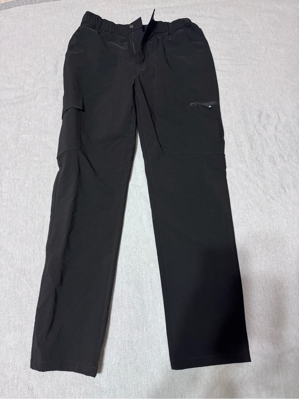 Kids Black ski Pants with Elastic Waist